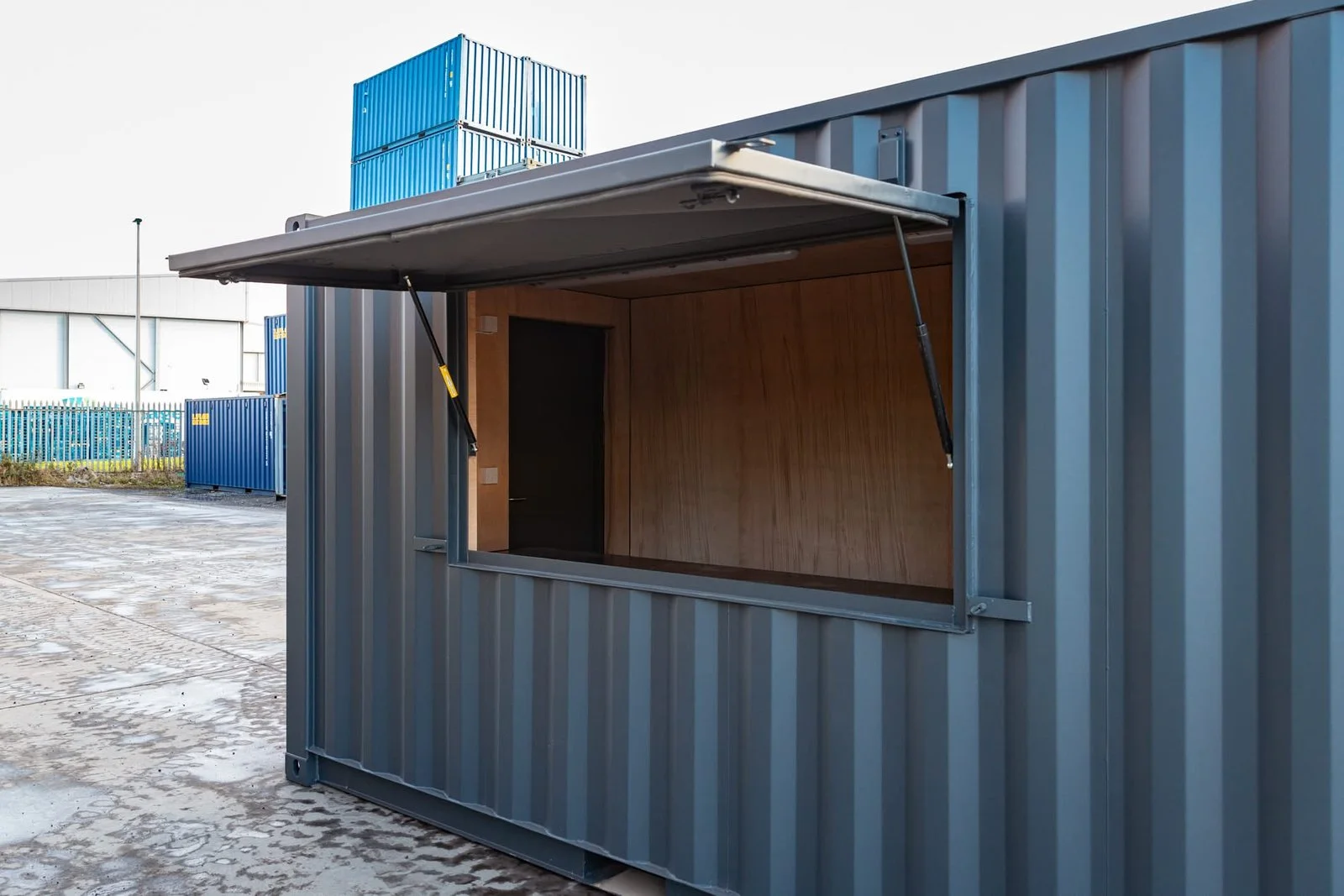 20ft Customised Container Kiosk – Fully Converted
